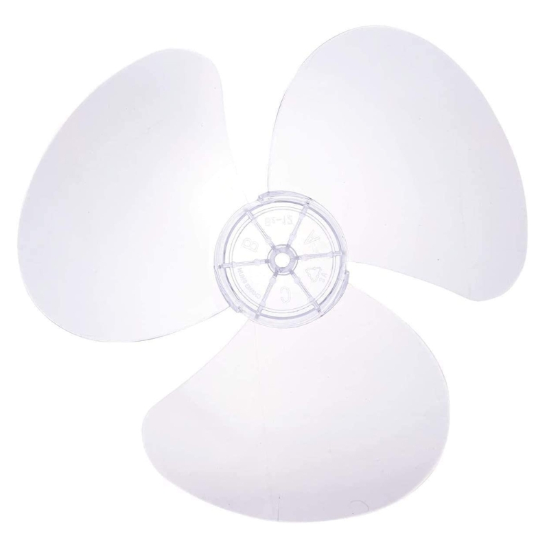 3 Leaves Clear Plastic Fan Blade Replacement for 12 Inch Pedestal Fan Stand Fan Table Fan Accessories 85DA