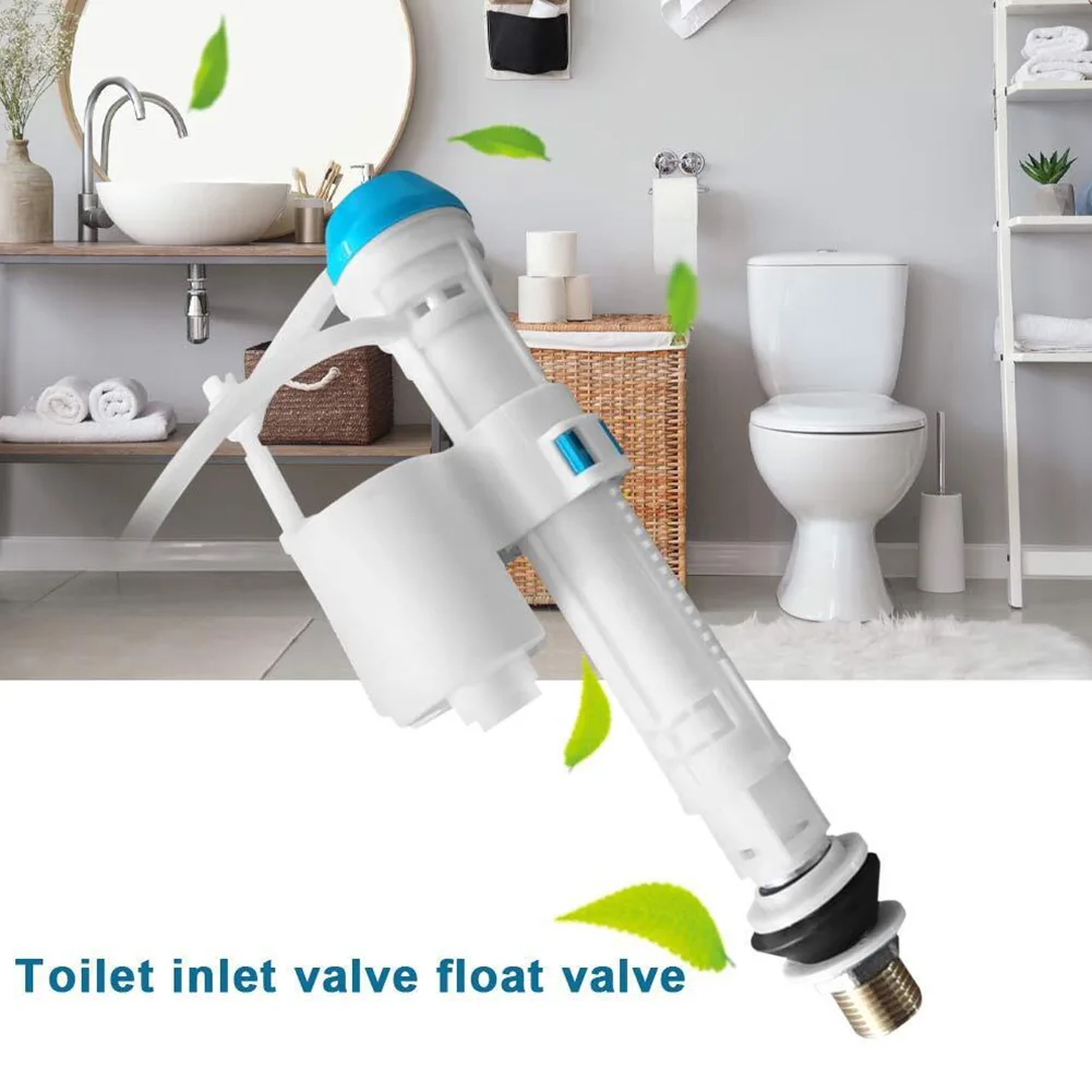 1/2in Bottom Entry Toilet Fill Valve Cistern Fittings Adjustable Float Filling Valves Household Toilet Cistern Fill Valve Acces