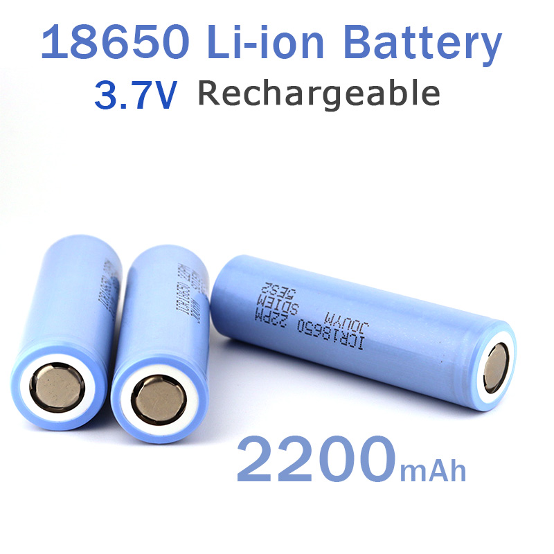 1-10 stück 18650 li- -ionen-akkus, 3.7v mah 2200 22p lithiumzellen mit hoher entladeleistung