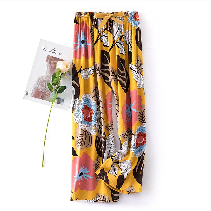 Ladies Cute Rainbow Cotton Pants Women Pajama Pants Soft Thin Summer Sleeping Clothes Women Long Pants Pantalon Pijama Mujer: 8