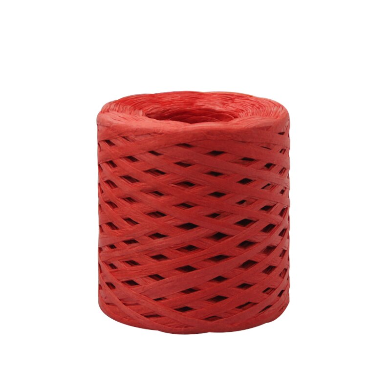 200m färgglada pappersrep raffia band dekoration sladd låda inslagning packning scrapbooking hantverk bröllop födelsedag julfest: 1