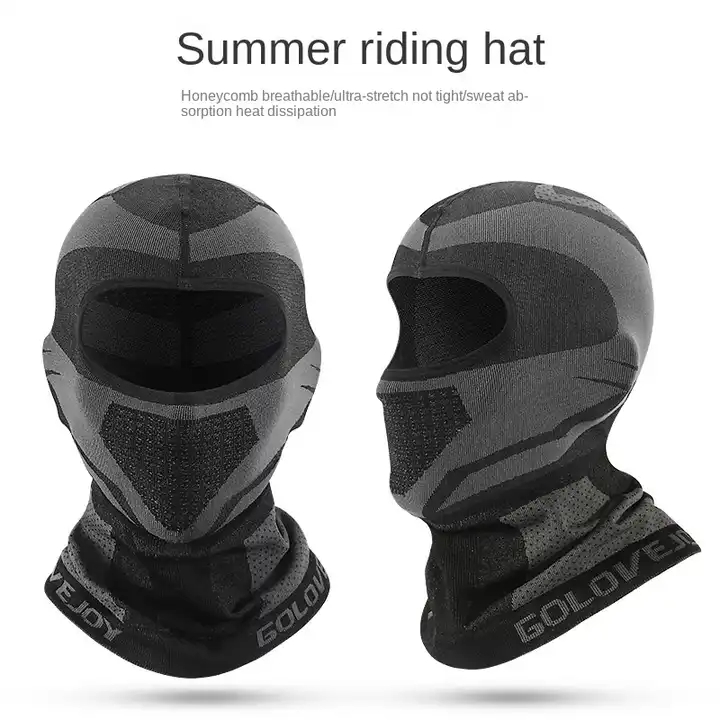 Zomer ademend bivakmuts motorfiets volledig masker motor fietsen fietsmasker helm kap moto rijden nek gezichtsmasker
