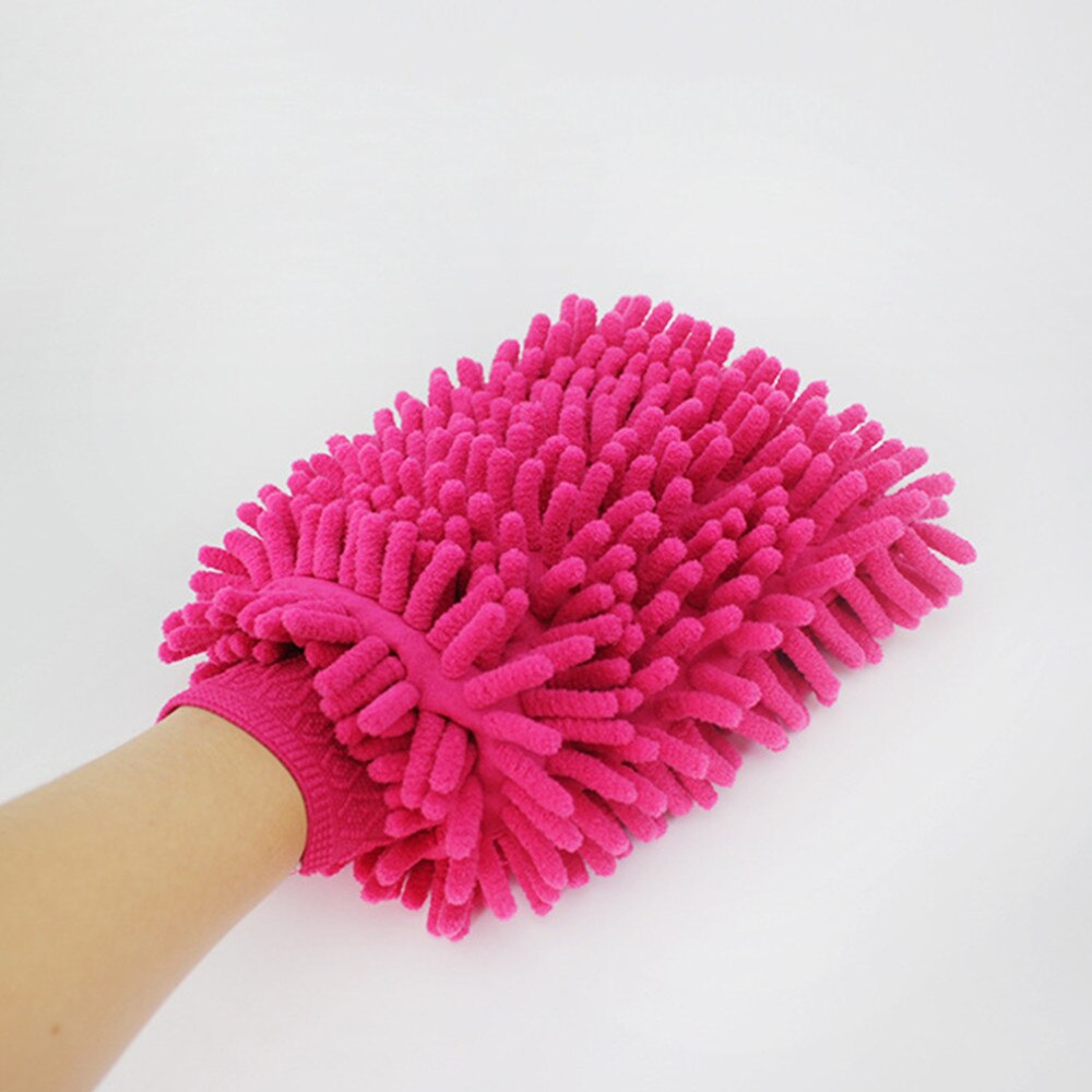 Auto Wassen Mitt Grote Size Ultra Zachte Microfiber Car Cleaning Wassen Handschoen Double Side Chenille Krasvrij Handschoenen