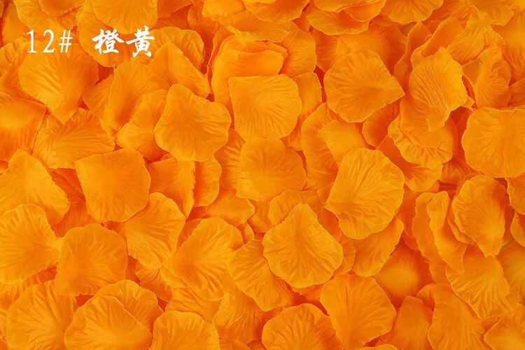 BlacklakeGirls Newest 2000 Pcs Wedding Flowers Petals Blume Rosen Artificial Rose Petals Silk Flower Accessories Pétalos De Tela: 2000Pcs12