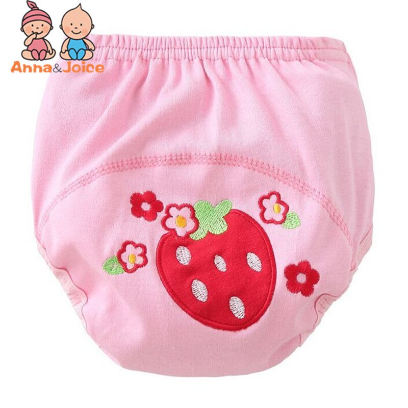 4pc/lot Baby Washable Diapers Underwear/Cotton Breathable Underwer Training Pants 90/100