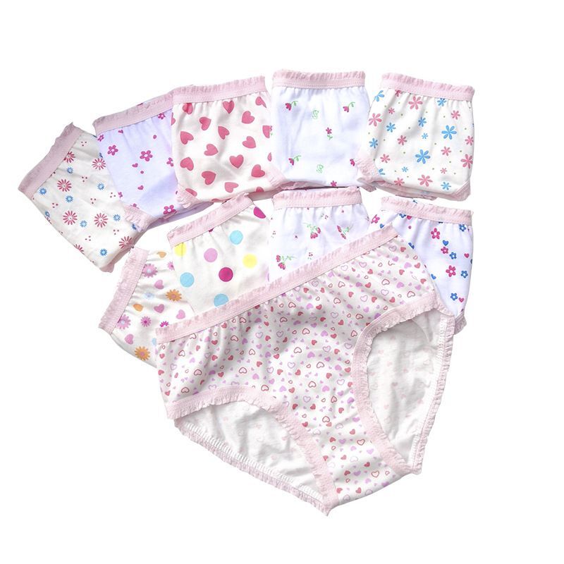 6 pz/lotto ragazze intimo pantaloncini bambini slip stampa mutandine di cotone Ctnn0040
