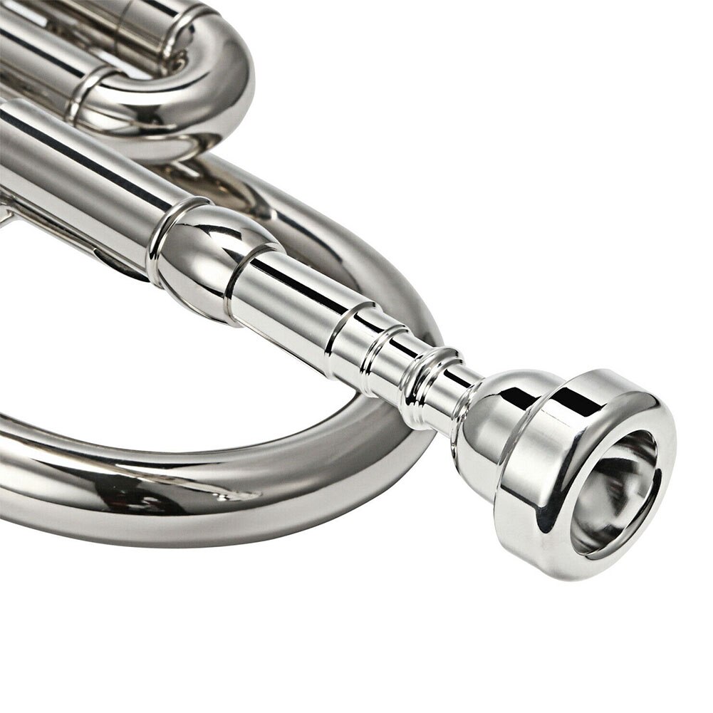 Suave portátil práctico reemplazo trompeta boquilla latón agudos 3C 5C 7C accesorios musicales para principiantes práctica