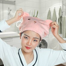 Haar Hoed Wash Hair Veeg Haar Snelheid Doen Handdoek Mooie Water Uptake Douche Cap Pakket Sjaal Verdikking Doen Haar EEN stuk Doek