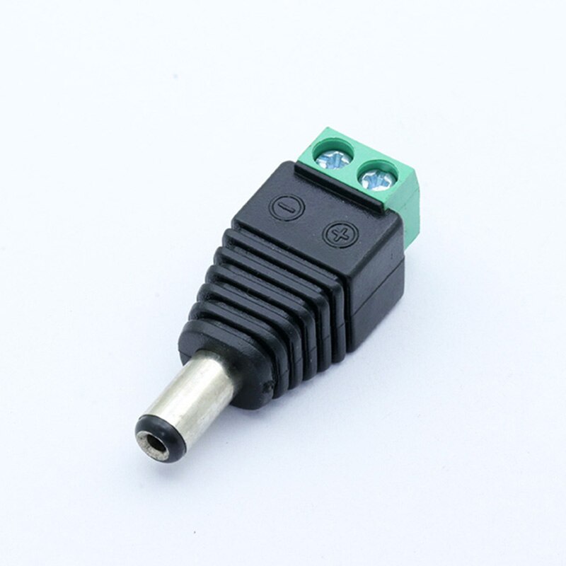 4 Stuks Dc Power Connector, 5.5X2.1Mm Dc Balun Connector, Mannelijke & Vrouwelijke