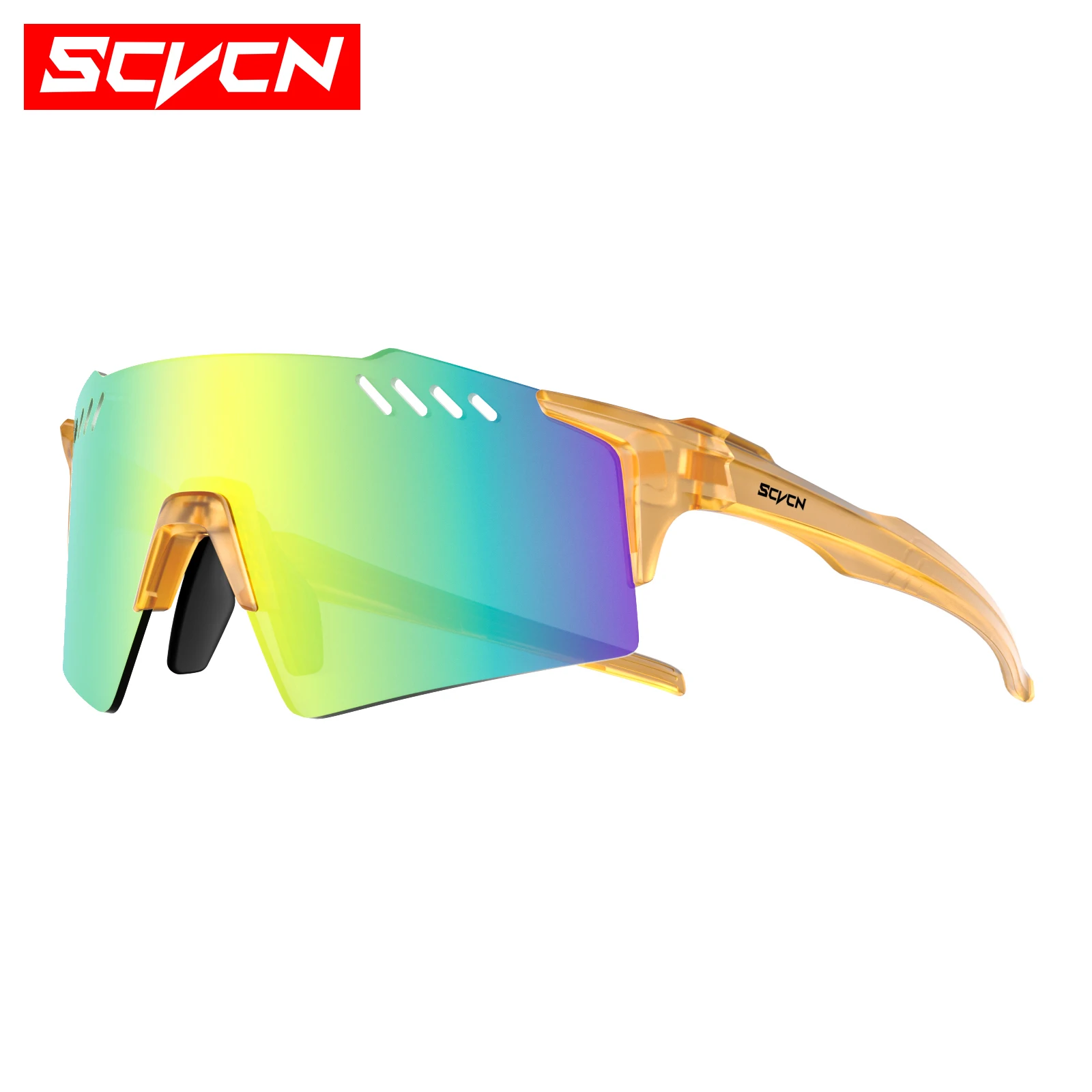 SCVCN gafas de sol fotocromáticas para exteriores, gafas deportivas para ciclismo, gafas para hombre, gafas de escalada MTB, gafas para mujer para conducir en bicicleta: Rosa