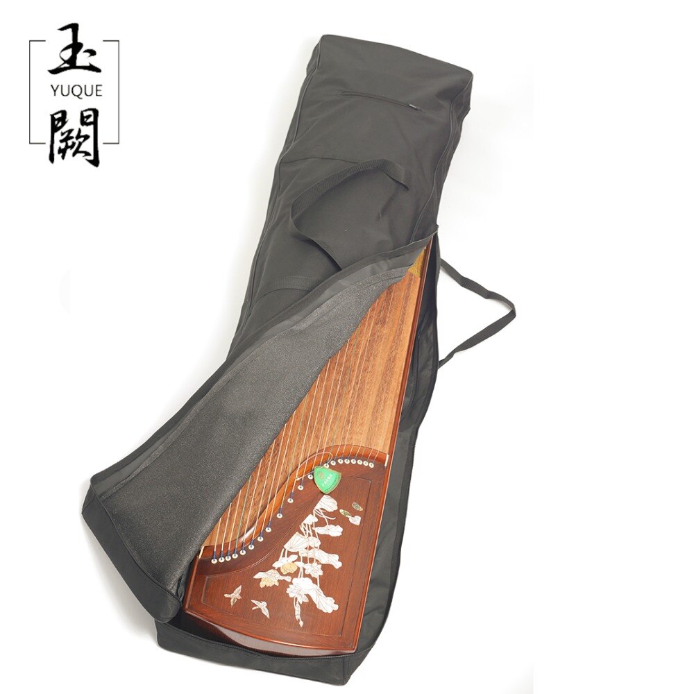 Yuque Guzheng Black Nylon Waterproof Carring Case / Portable Guzheng Bag / Case Cover For Guzheng Travel Bag