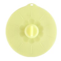 Extra large and large silicone cover kitchen reusable food storage covers suction silicone lids seal for pots and pans: 31.5x30cm green