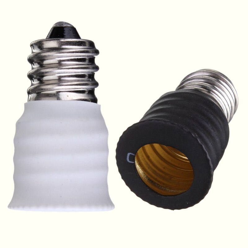 E12 zu E14 Adapter Weiß Glühbirne Wechsler Konverter LED Halfter Lampe Adapter Wechsler 6-Pack
