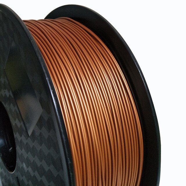 Metall PLA 1,75mm 3D Drucker Filament 1Kg Spule Metall Farbe Gold Silber Kupfer matt Bronze- metallisch PLA Druck materialien: Kupfer