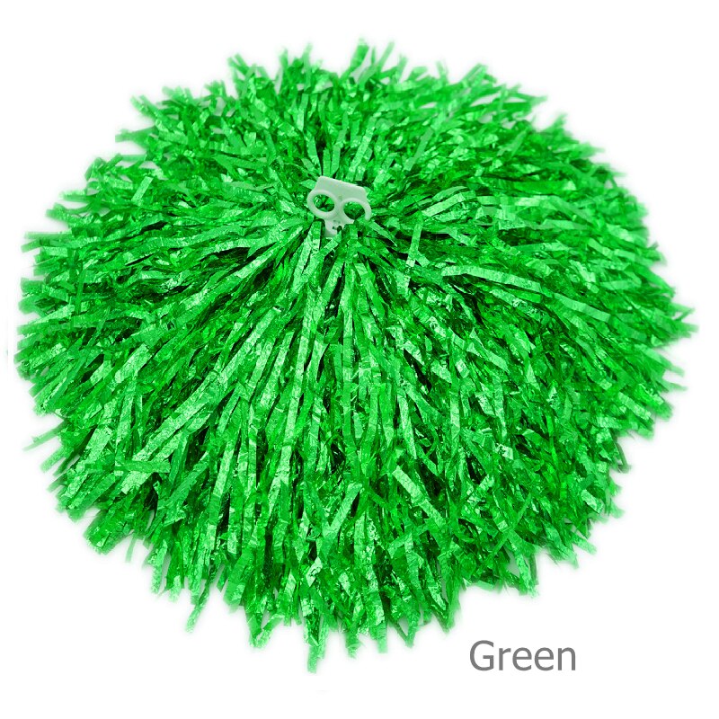 1 stks Cheerleading Pom Poms voor Voetbal Basketbal Wedstrijd Cheerleading pompons cheerleader cheerleading metallic pompom Golden