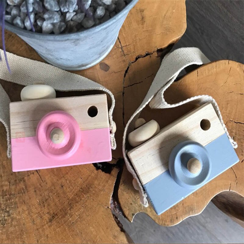 Cámara de madera para niños y bebés, juguete educativo para decoración de fotografía, de cumpleaños, producto , ,