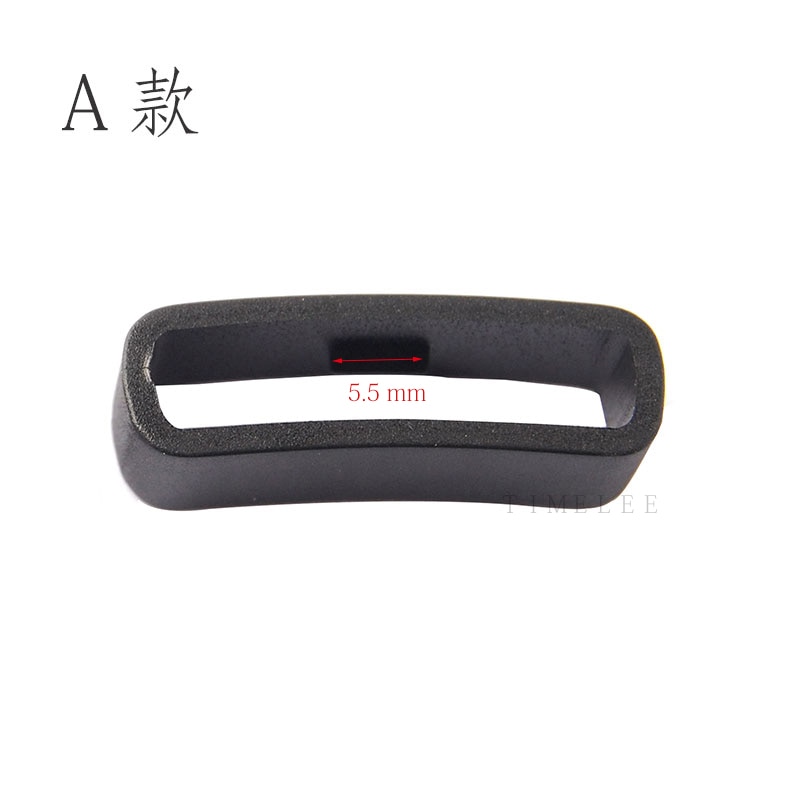 Watch accessories For Suunto 24 mm rubber watchband clasp sunnto watch band/ strap loop / Buckle loop / table ring