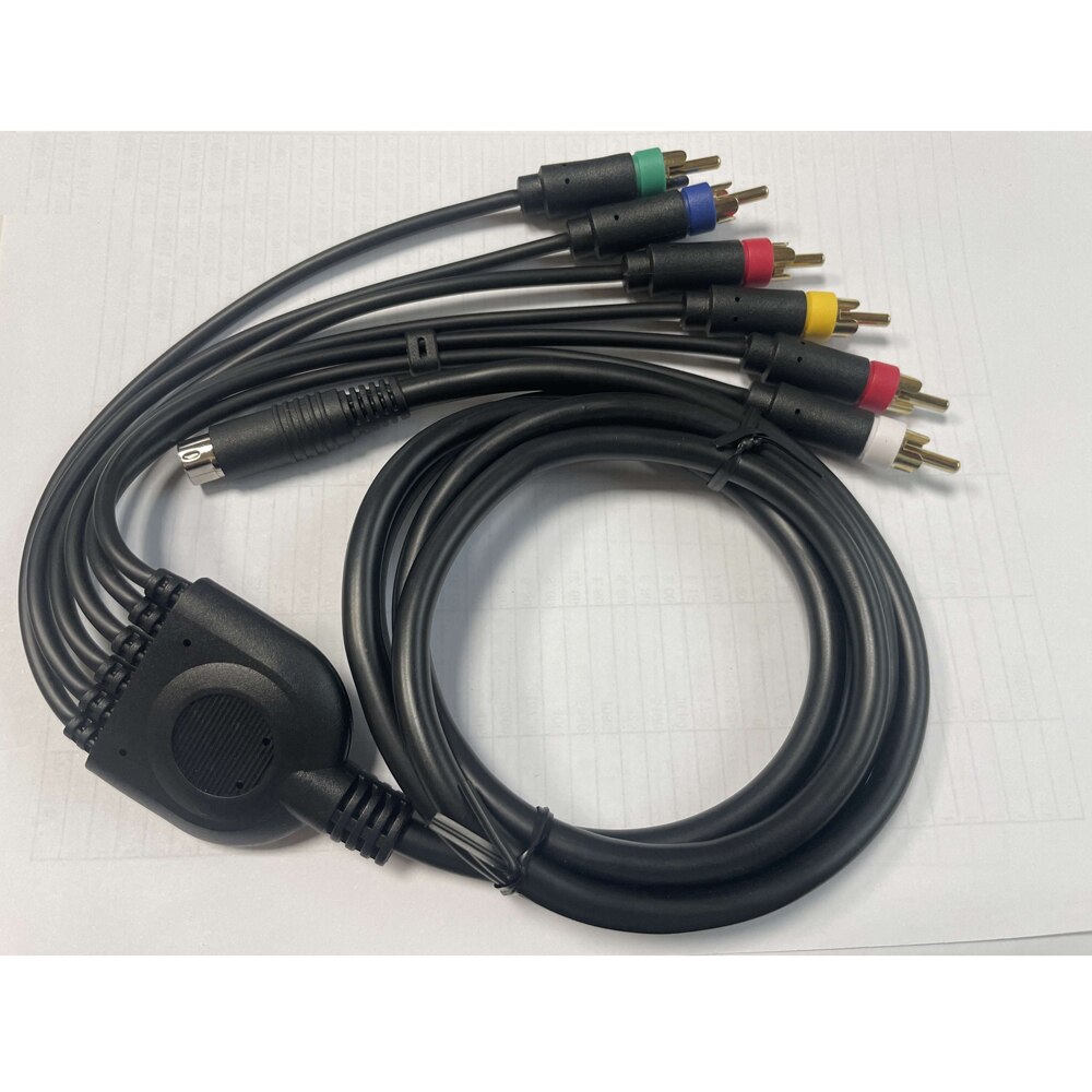 For SEGA Saturn RGB/RGBS RCA Composite Cable For Sony PVM BVM NEC XM UPSCALER BNC Not Component