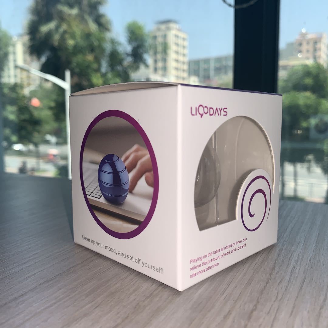 Fidget Toys Metal Gyro Desktop Ball Rotary Gyro Aluminum Alloy Round Metal Kinetic Decompression Toy