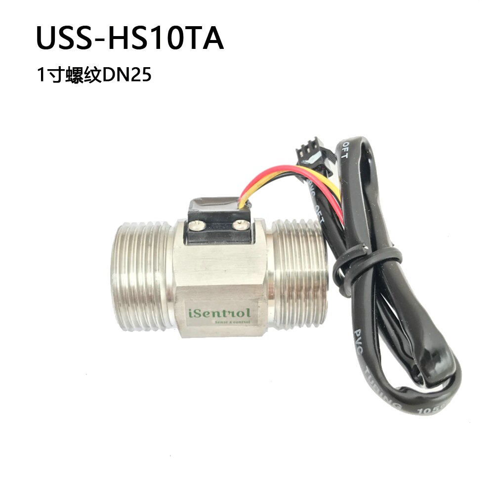 Water 100 Celsuis US211M Lite Digitale Flow Meter Reader Display Met USS-HS10TA Water Flow Sensor Rvs SUS304: Flow Sensor HOT