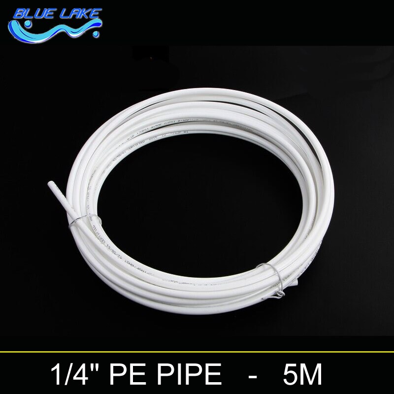 1/4"inch, Water purifier Water pipe/tube,5meters,PE food grade plastic,Durable,RO water machine pipe,Water purifier accessories