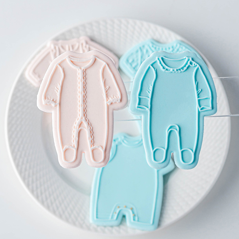 Baby-Kleidung, Keksausstecher, Prägung, Babyparty, Geburtstag, Fondant, Kekse, Werkzeuge für Kuchendekoration, Backzubehör für freundlicher