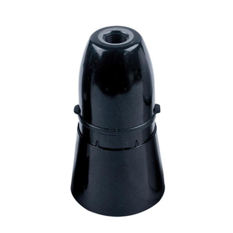 1pcs Black White Plastic Bayonet Lamp Holder B22 Bakelite Socket Living Holder Supplies Home Lamp Room 2A Light 250V Fittin: Black