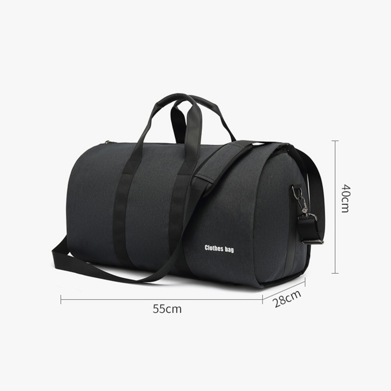 DIENQI, bolsa de viaje multifunción de gran capacidad para hombres, bolsa de lona impermeable para viaje, bolsas de equipaje de mano con bolsa para zapatos