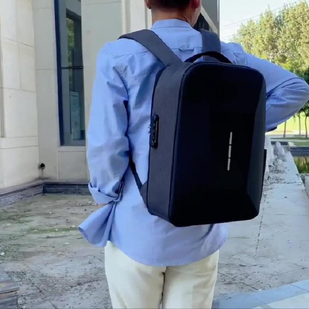Travel Backpack Men Business Backpack School Bag With USB Charging Port Large Capacity 16inch Laptop Waterproof Backpack