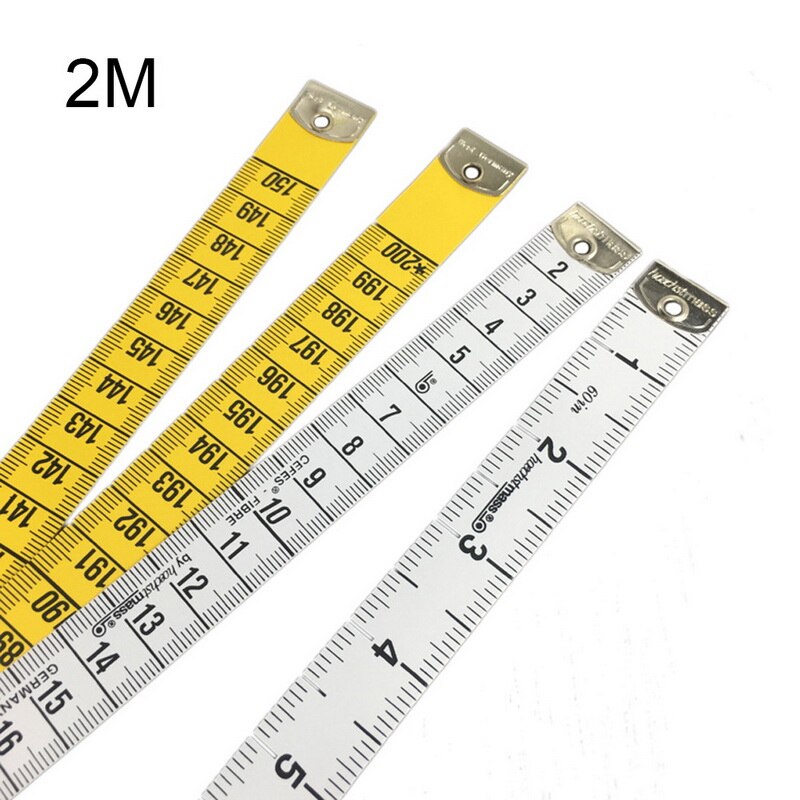 1.5M Sewing Measuring Ruler Mini Soft Flat Centimeter Ruler Meter Tool Tape Body Measuring Ruler Sewing Tailor Tape Measure: Style  G 2m