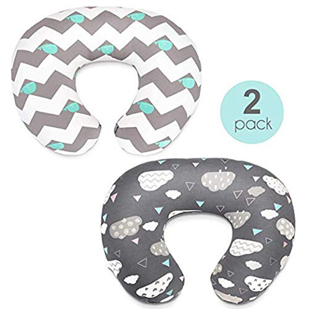 2Pcs/Set Baby Care Nursing Pillow Cover PloyesterSlipcover Washable Adjustable Breastfeeding Cushion Infant Feeding Pillowcase: Default Title