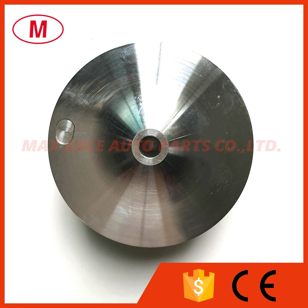 RHF5HB 46.50/59.94mm 6 + 6 ostrza turbosprężarka wirnik turbiny z kęsa/frezowanie dla VF30/VF34/VF35/VF36/VF37/VF39/VF41/VF42/VF43/VF48/VF52