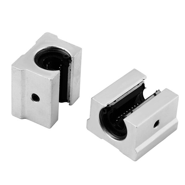 Linear Rails and Bearings,2Pcs Linear Guide Rail 300mm +4Pcs Linear Bearing 12mm Slide Blocks SBR12UU