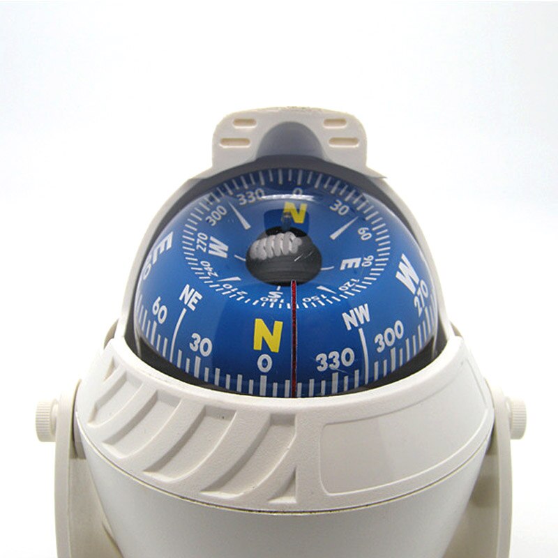 Waterproof Navigation Compass with Electronic LED Light Sea Boat Pivoting Compass For Marine Navigation Positioning Compass