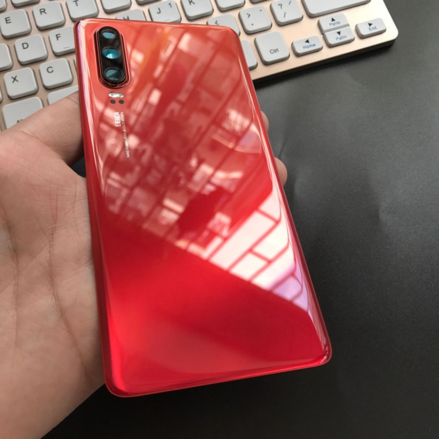 Back Glass Cover For Huawei P30 Pro Back Battery Cover Glass Panel Rear Door Case With Camera Lens P30 Replacement Parts