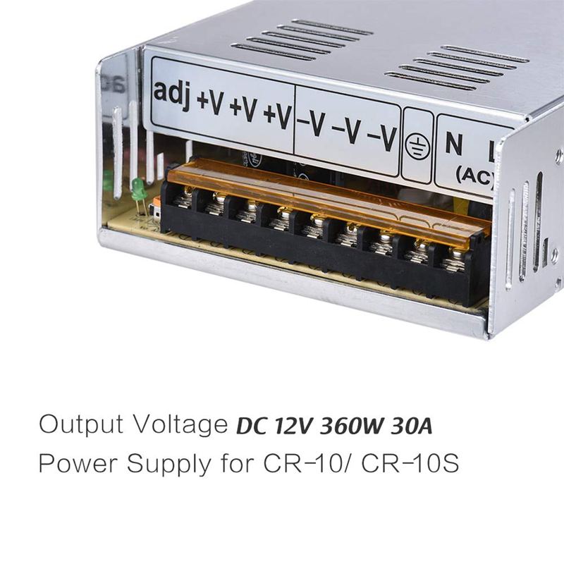 DC 12V 360W 30A Universal Regulated Switching Mode Power Supply for 3D Printer CR-10 CR-10S 3D Smart Printer