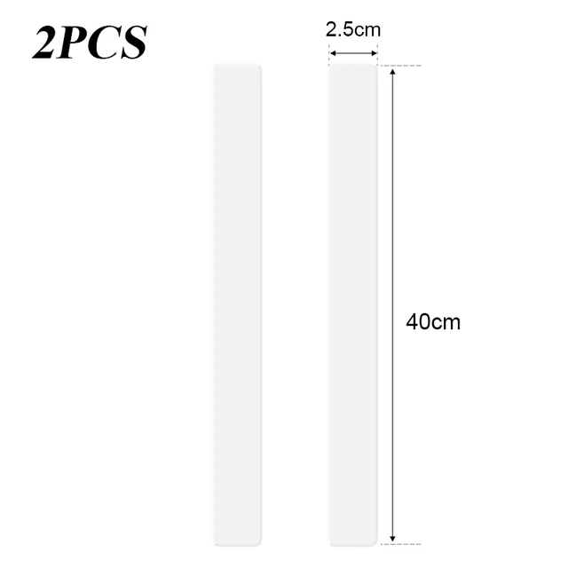 2Pcs Acrylic Rolling Pin Spacers Dough Thickness Guides Measuring Strip Pasta Supplies: Round