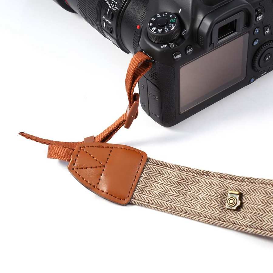 Ceinture de sangle d'épaule réglable pour appareil photo reflex Nikon universel.