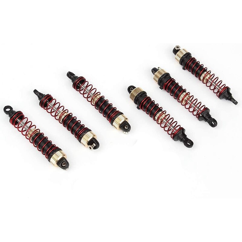 RC Shock Absorber, Adjustable Assembled Spring Damper Suspension Upgraded Oil Filled Shock 25-ZJ03 for 9125 RC Car
