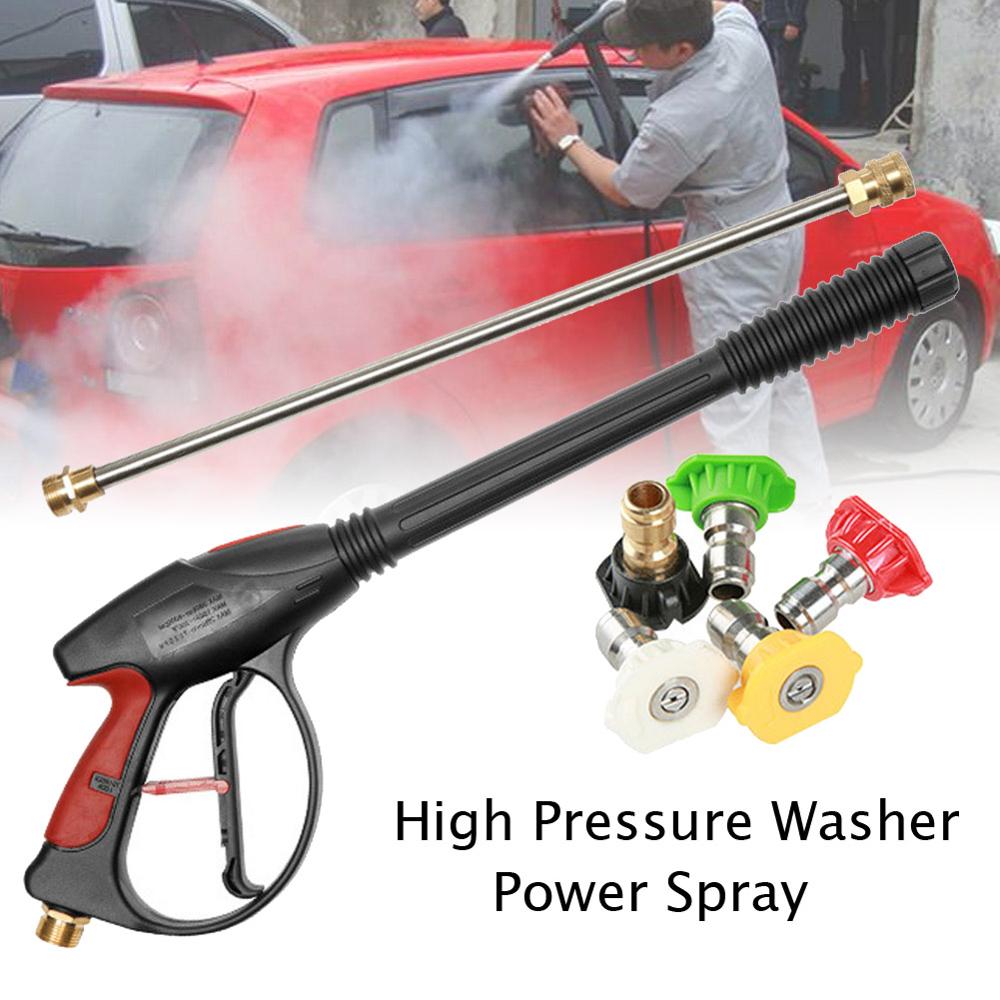 High Pressure Washer Power Spray 4000Psi With 19 Inch Extension Replacement Wand Lance,5 Quick Connect Nozzles For Honda