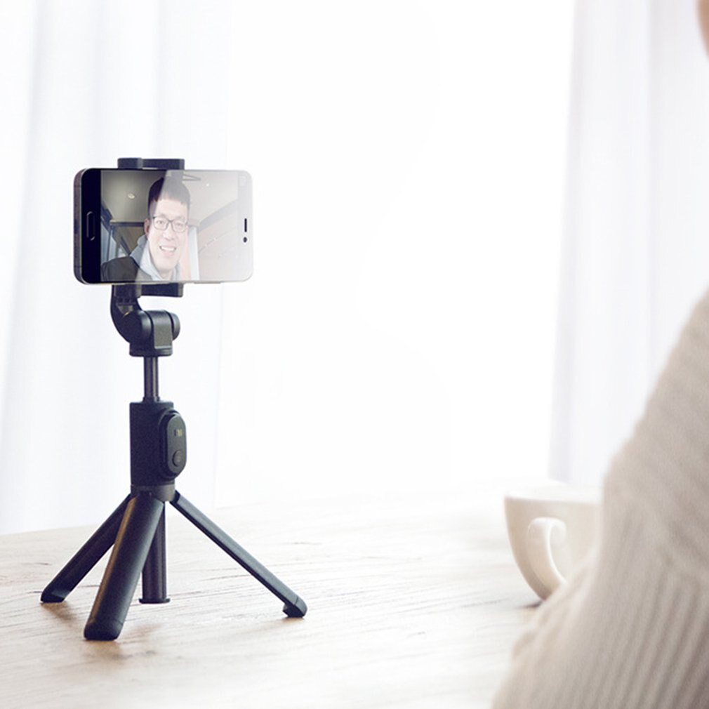 Xiaomi-trípode plegable Original, palo Selfie monopie Bluetooth con botón inalámbrico, palo de autofotos con obturador para teléfonos iOS y Android
