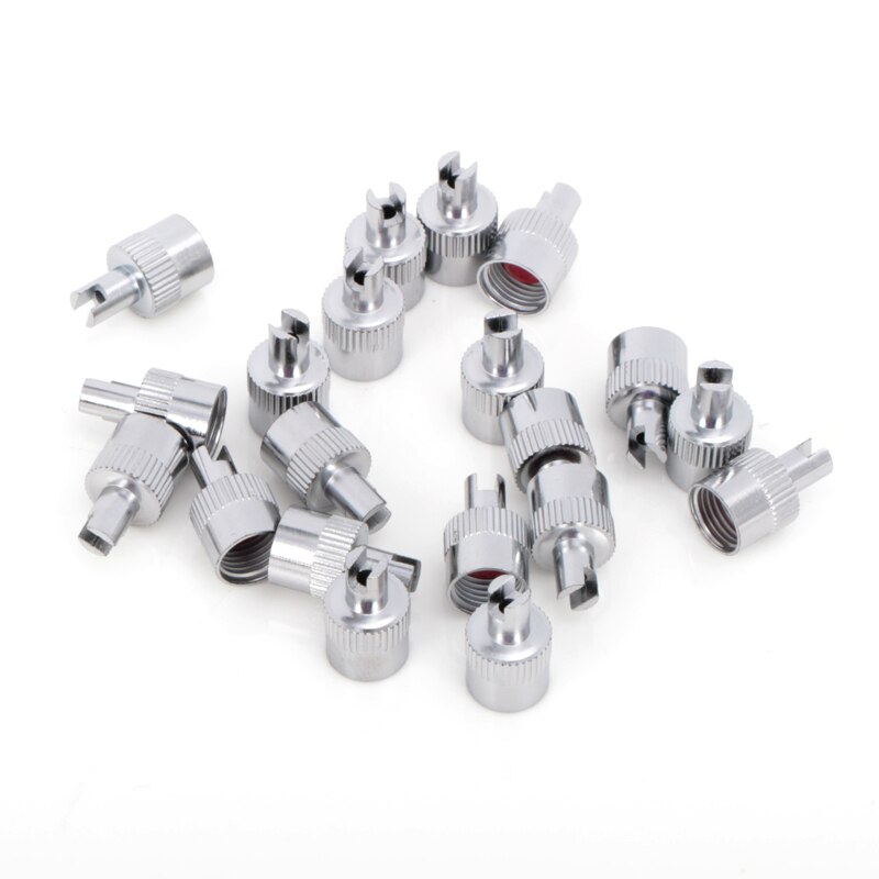 Sleufschroeven Ventieldopjes Met Core Remover Tool Moto Rcyle/Auto Moto Voertuig Universele