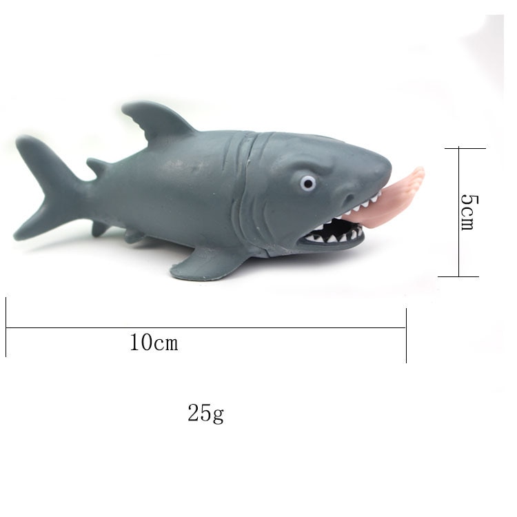 Plastic Creatieve Bijten Been Shark Speelgoed Grappige Parodie Truc Squeeze Speelgoed Juguetes Halloween Speelgoed Brinquedos Grappige Haloween