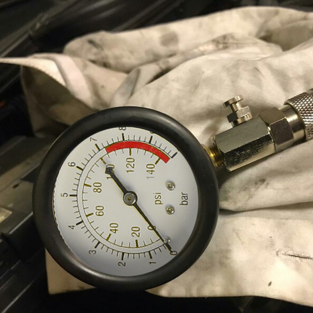 Auto Diagnostics Tools Quick Coupling Car Test Set Low Oil Warning Devices 0~140psi 0~10bar Engine Oil Pressure Test Kit