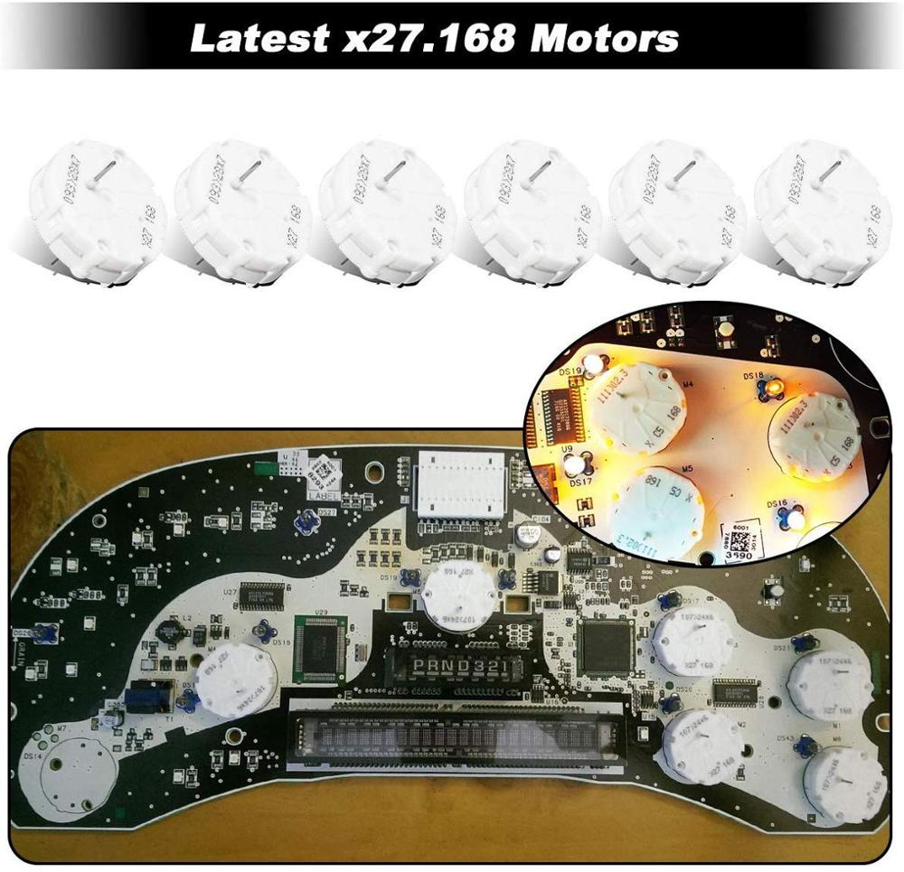 Voor gm instrumentenpaneel meter stappenmotor reparatieset  x27 168 (6 motoren ,10 lampen ,1 soldeerbout ,1 soldeerzuiger ,1 verwijdergereedschap