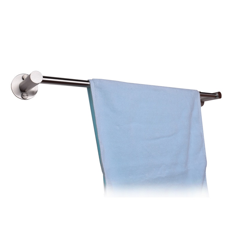 Toallero de baño fijo de acero inoxidable, barra de toalla de baño, colgador de toalla montado en la pared, gancho individual, toalleros dobles