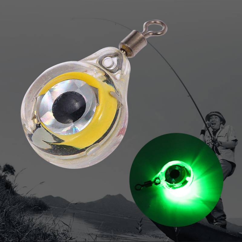Mini LED Groen Onderwater Vissen Lamp Licht Vissersboot Licht Nacht Vissen Lokken Verlichting voor Attcating Vis Levert
