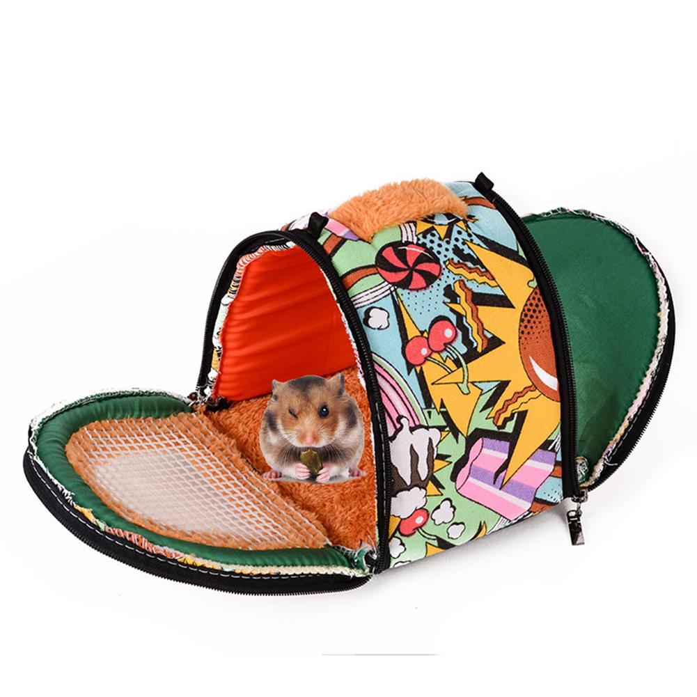 Bærbar hamstertaske små dyr pindsvin åndbar udendørs rejsetaske posetaske til smådyrbærer