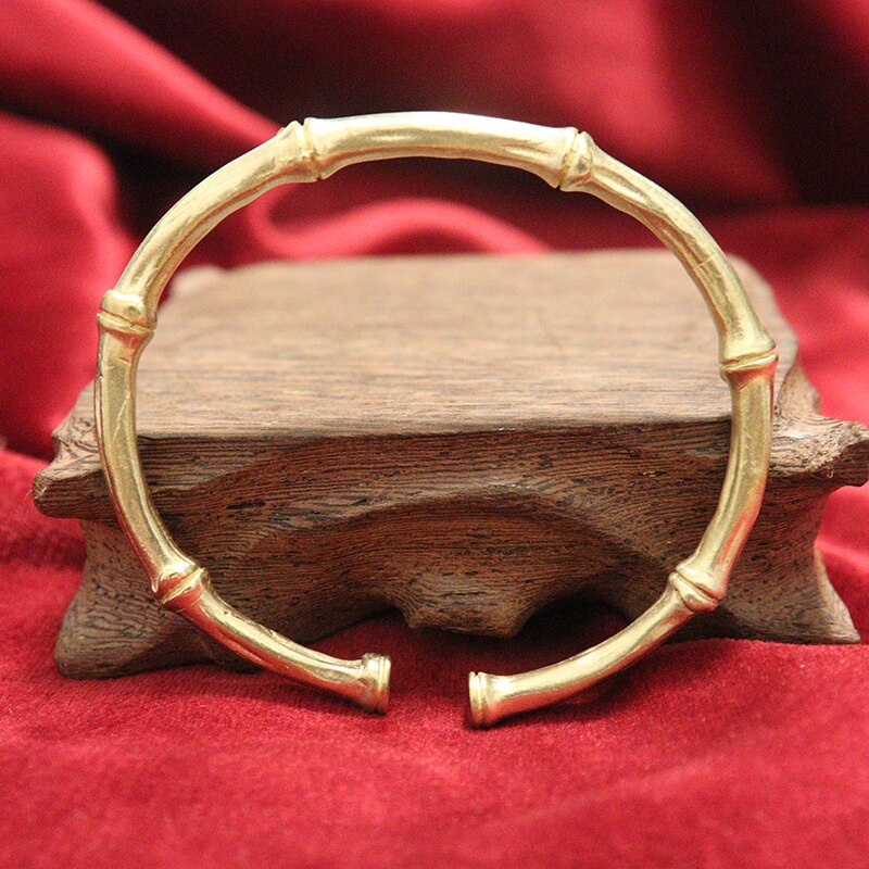 Nepal handgjorda vintage mässingsarmband sex-ord mantra män och kvinnor tibetanska buddhistiska sutra graverade lucky open armband smycken: Armband k