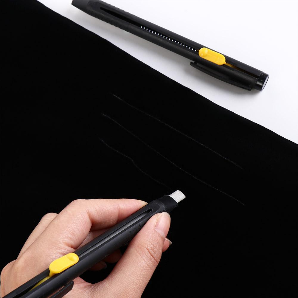 Marcador de tela de costura Invisible hecho a mano, marcador de tiza de sastres DIY, bolígrafo borrable, lápiz